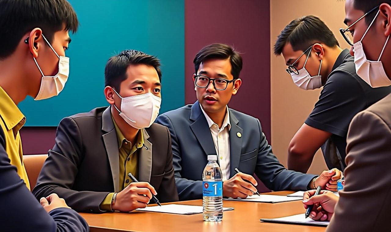 Meeting Results: Kenakan Masker, Bupati Lombok Barat Tiba di KPK dengan Wajah Tertunduk